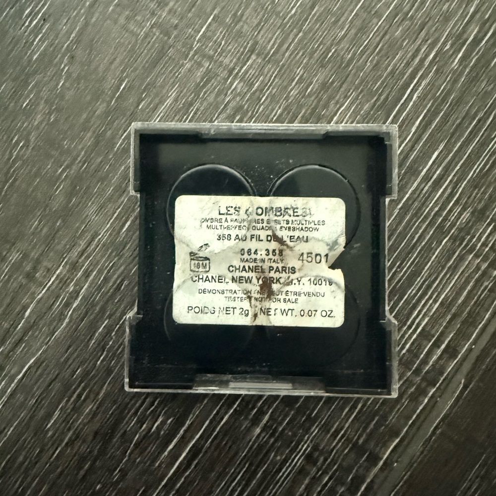 CHANEL Les 4 Ombres Au Gil De L’Eau Eyeshadow 358 NEW RARE Refill - Picture 3 of 4